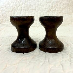 Wooden Candleholders